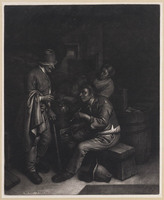 KG 05021
<br/>
Herberg met drie mannen en een vrouw
<br/>
<em>Vaillant, Wallerant (1623-1677)</em>